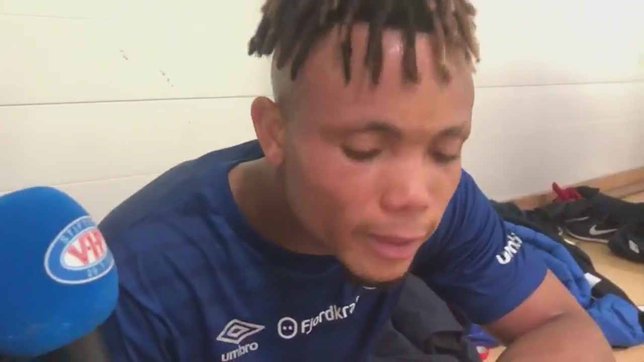 Ejuke etter de første 45 min mot Mjøndalen